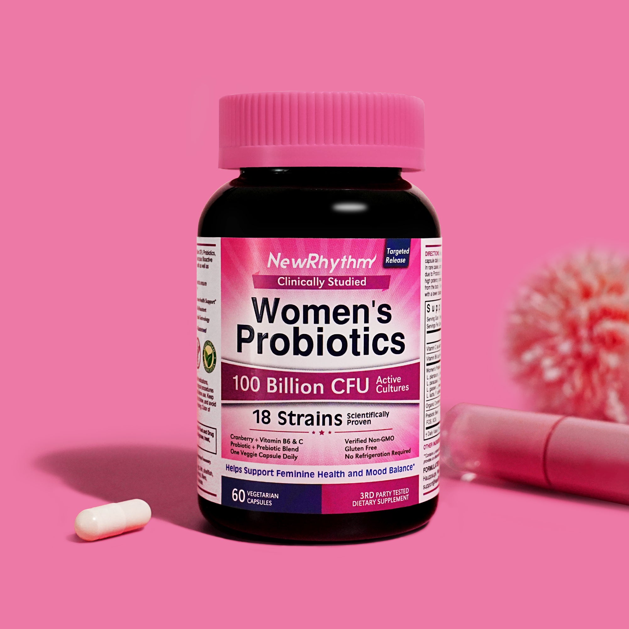 Women’s Probiotics + Vitamins NewRhythm