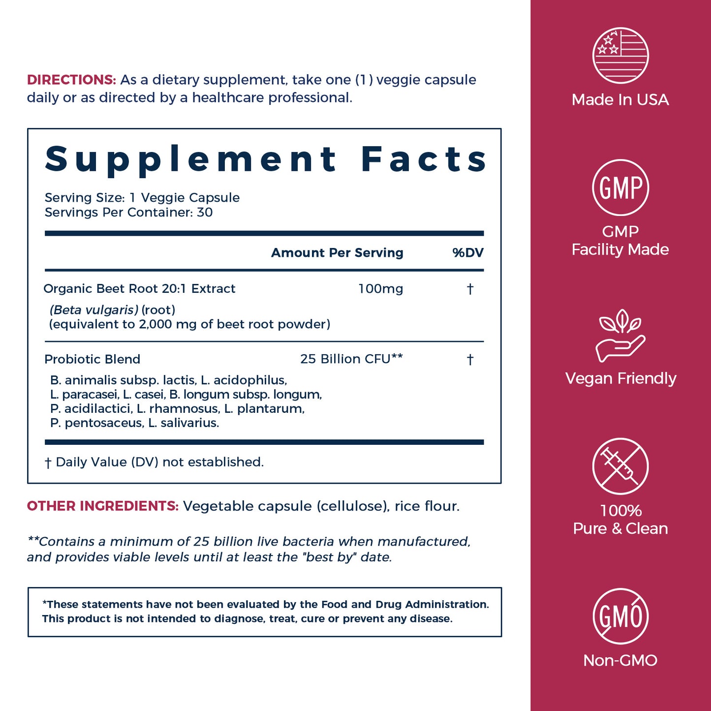 Probiotics + Beet Root