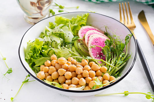 Best Mediterranean Chickpea Pasta Salad