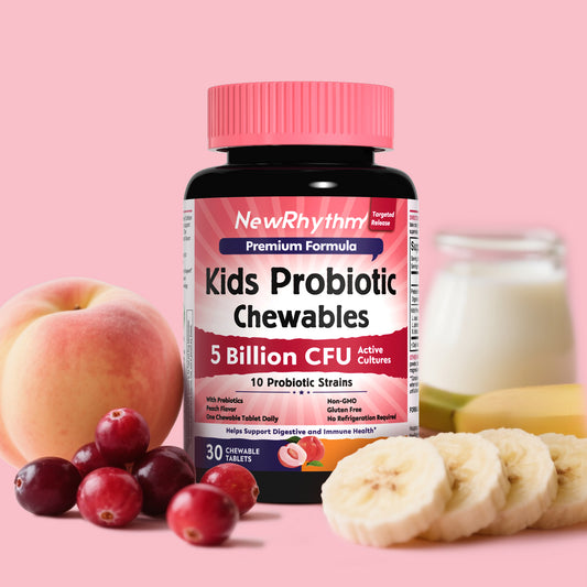 Kids Probiotic Peach Flavor Chewables