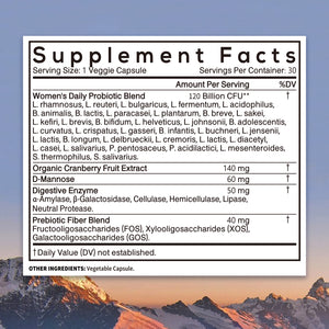 Women’s Extra Strength Probiotics Capsules