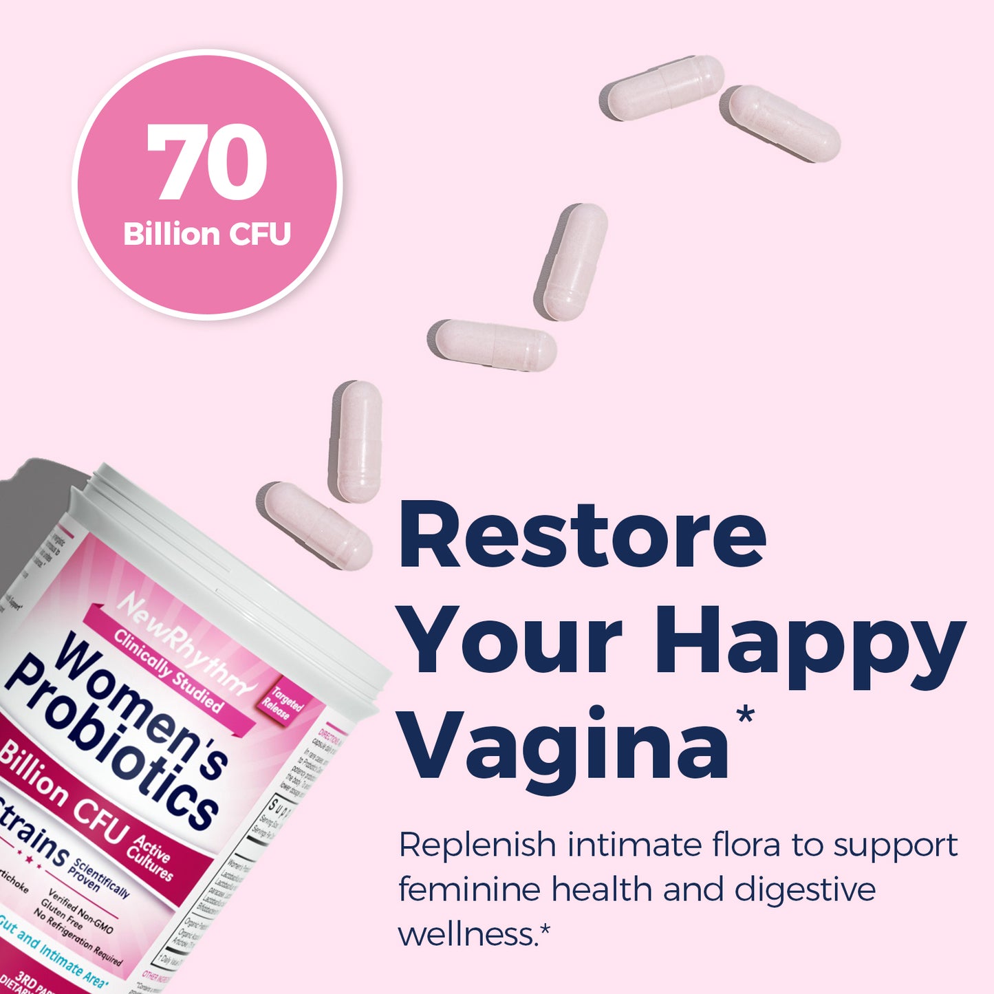 Women's Probiotics + Organic Prebiotics
