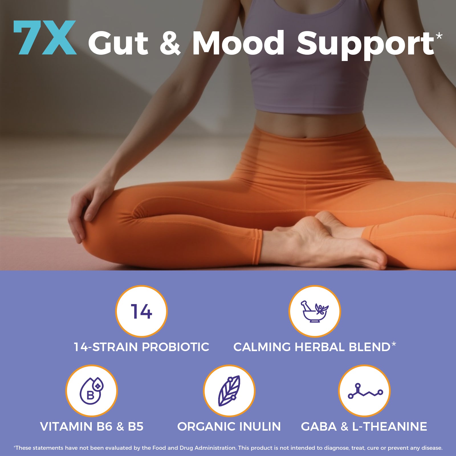 NewRhythm Mood Probiotics features targeted release technology to reach your intestinal tract alive