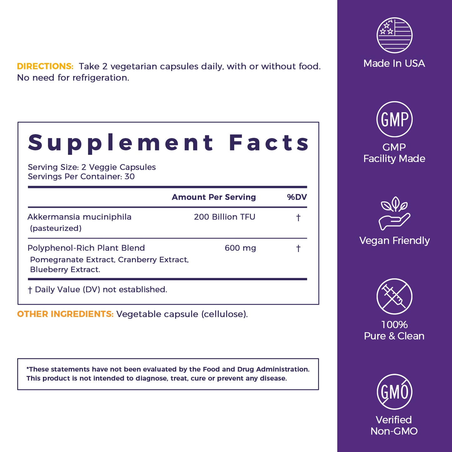 Akkermansia muciniphila 200 Billion